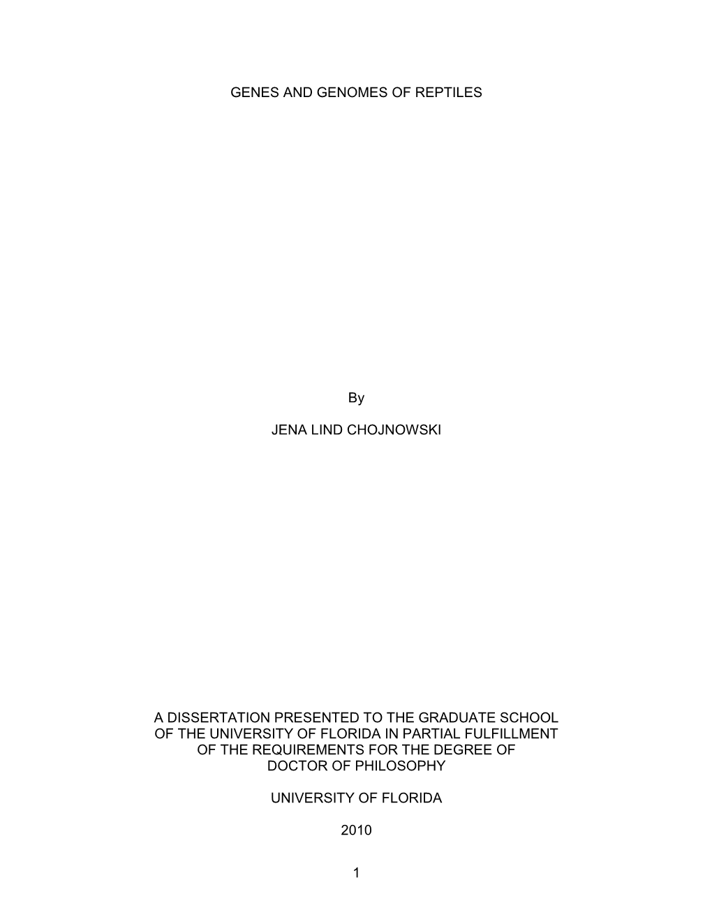 University of Florida Thesis Or Dissertation Formatting