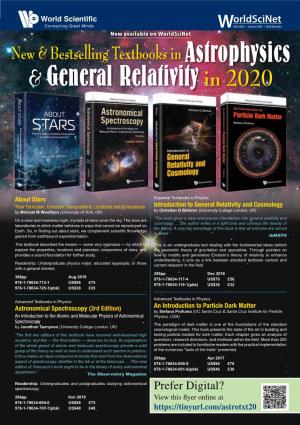 & General Relativityin 2020