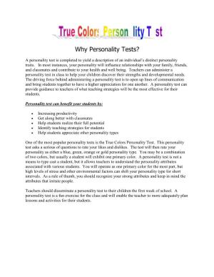 True Colors Personality Test