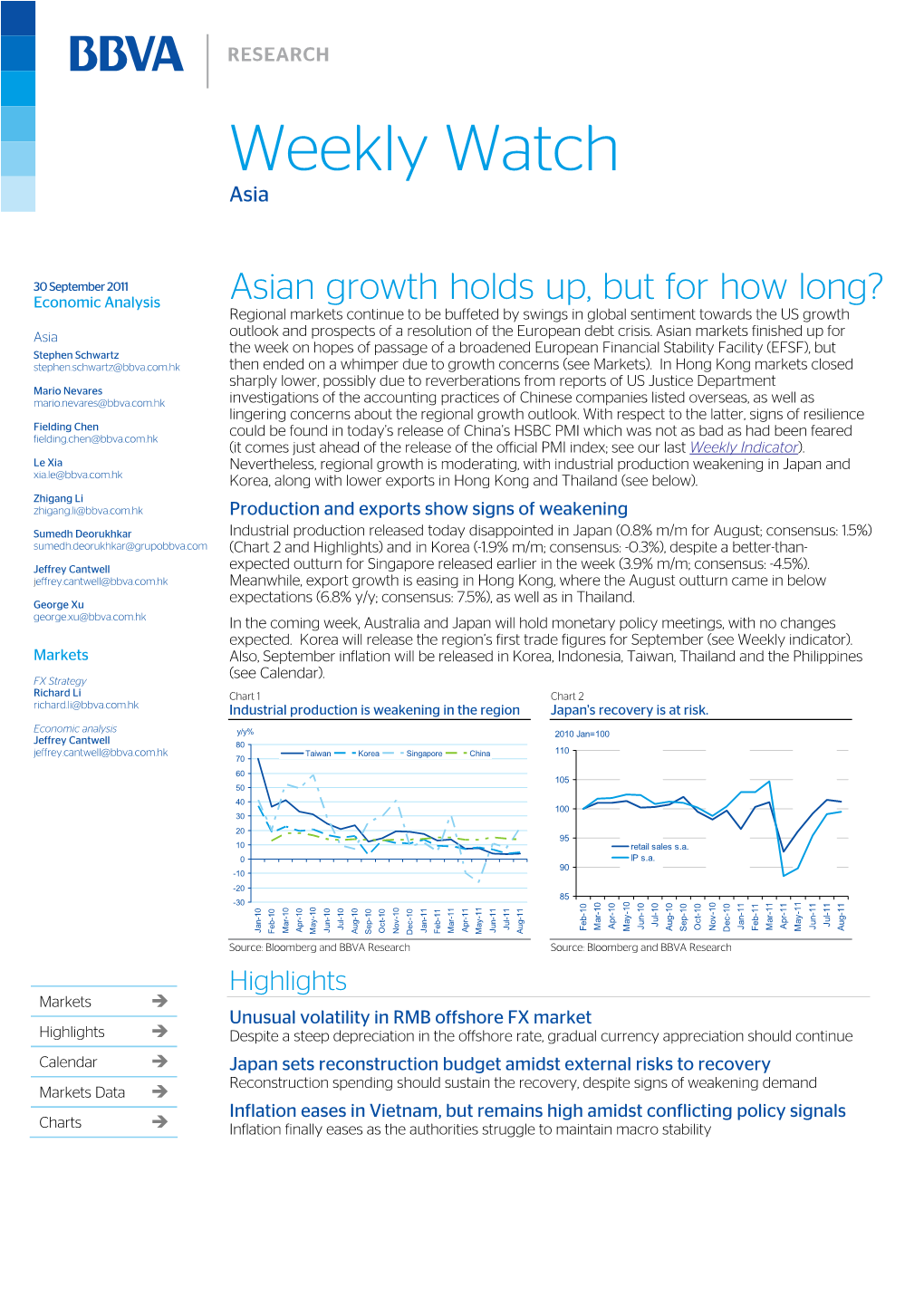 Weekly Watch Asia