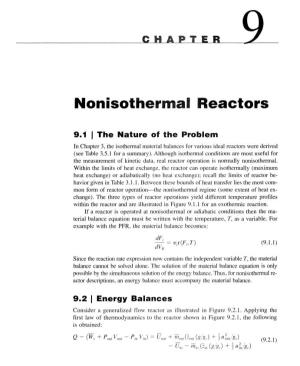 CHAPTER 9 Nonisotbermal Reactors 287