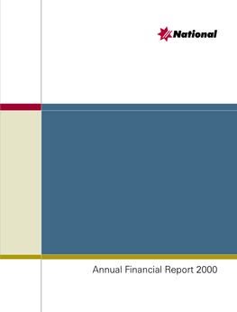 Annual Financial Report 2000