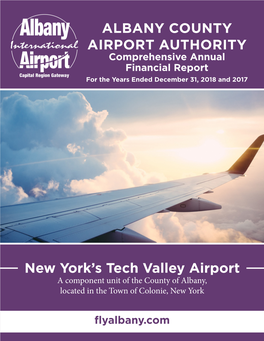ALBANY COUNTY AIRPORT AUTHORITY New York's Tech