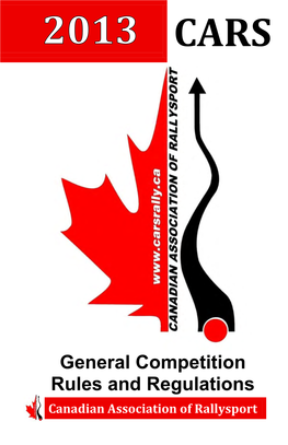 General Competition Rules and Regulations