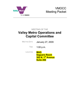 Valley Metro Operations and Capital Committee