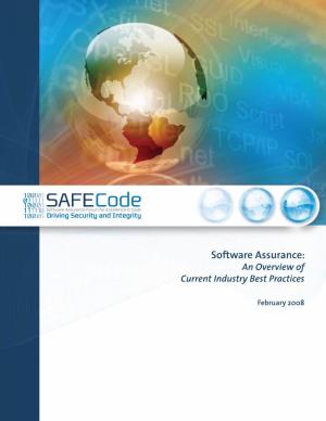 Software Assurance: an Overview of Current Industry Best Practices