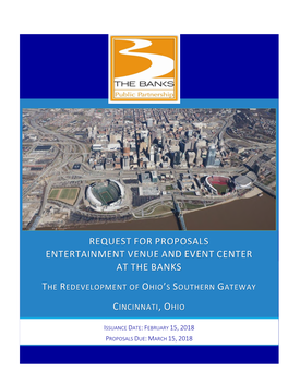 Request for Proposals Entertainment Venue and Event Center at the Banks