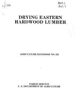 Drying Eastern Hardwood Lumber