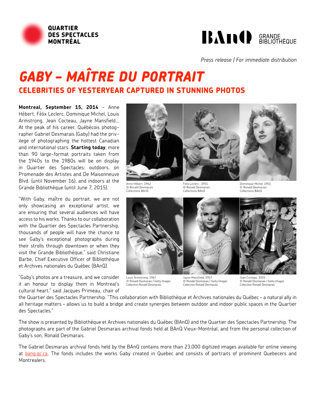 Gaby – Maître Du Portrait Celebrities of Yesteryear Captured in Stunning Photos