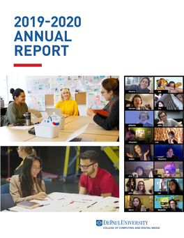 2019-2020 Annual Report Table of Contents