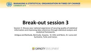 Break-Out Session 3