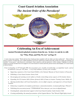 Coast Guard Aviation Association the Ancient Order of the Pterodactyl