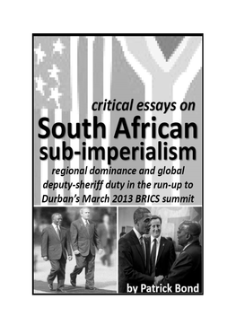 South Africa Tackles Global Apartheid: Is the Reform Strategy Working? - South Atlantic Quarterly, 103, 4, 2004, Pp.819-841
