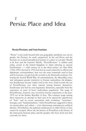 Persia: Place and Idea