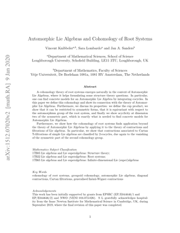 Automorphic Lie Algebras and Cohomology of Root Systems