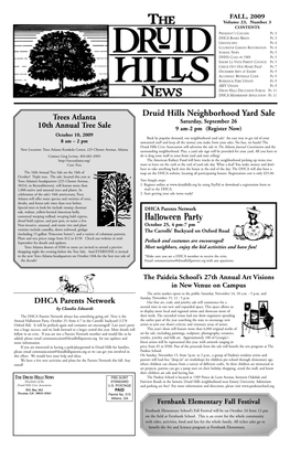 Druid Hills News, Fall 2009