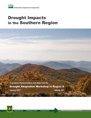 Drought Impacts in the Southern Regionoffice of Sustainability & Climate