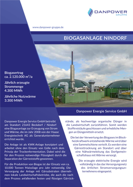 Biogasanlage Nindorf