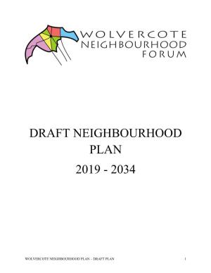 Draft Neighbourhood Plan 2019 - 2034