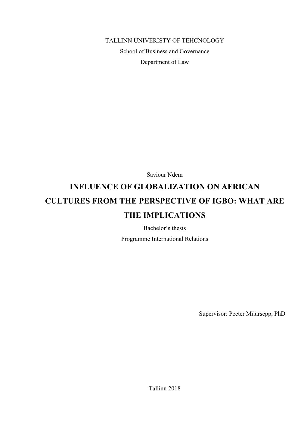 bachelor thesis in international relations