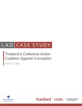Thailand's Collective Action Coalition
