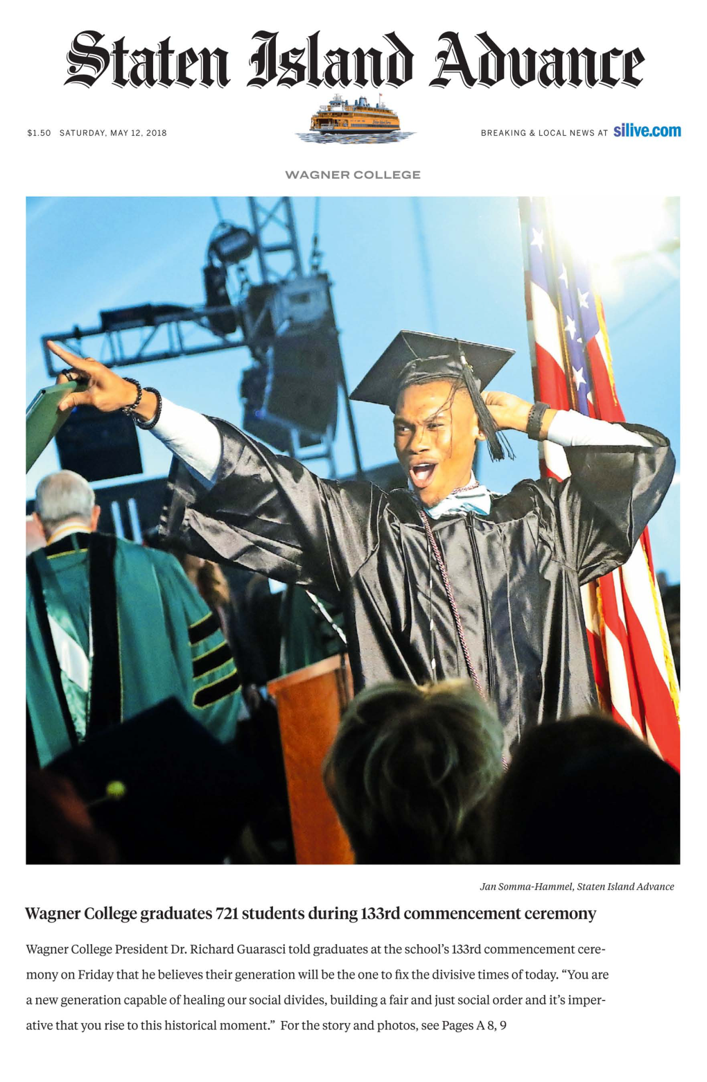 Wagner College Graduates 721