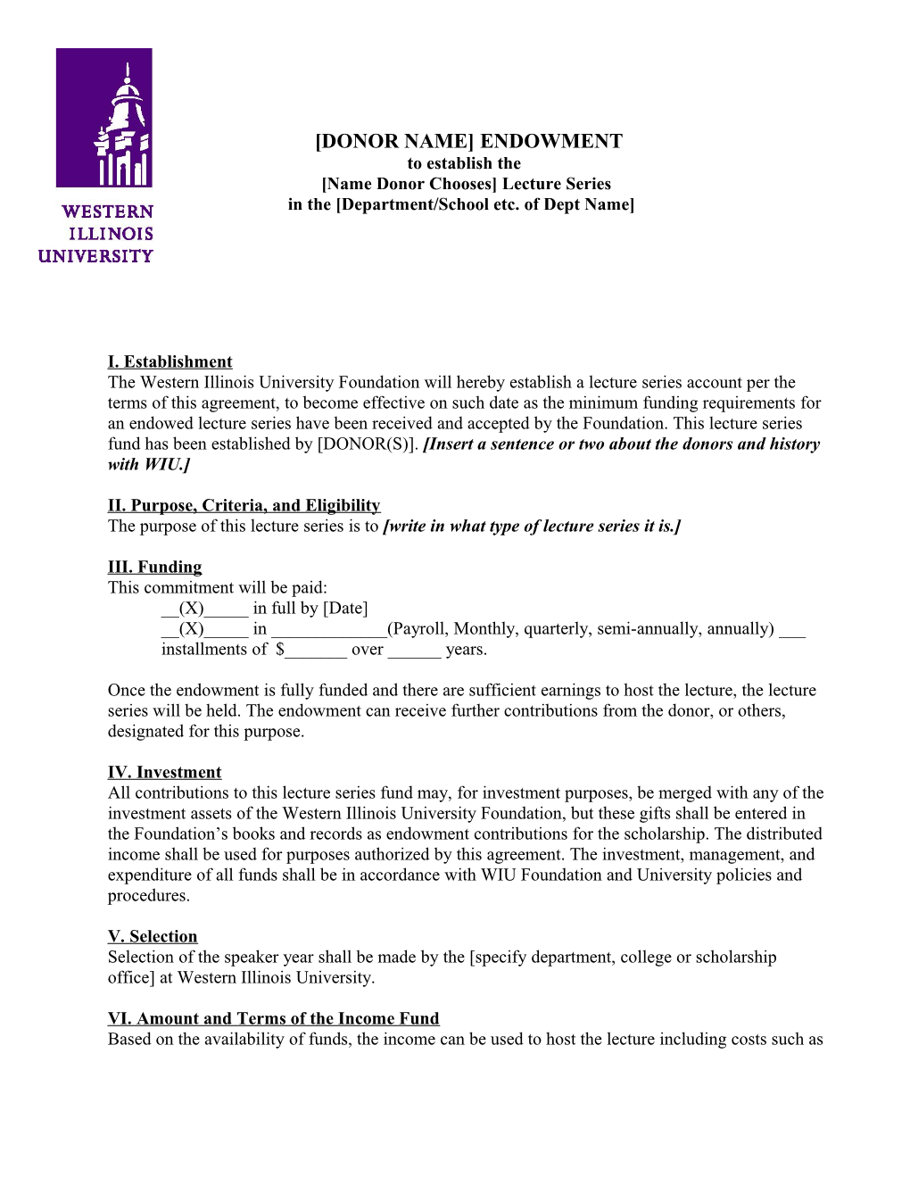 Short Lecture Name Agreement Page 2 of 2