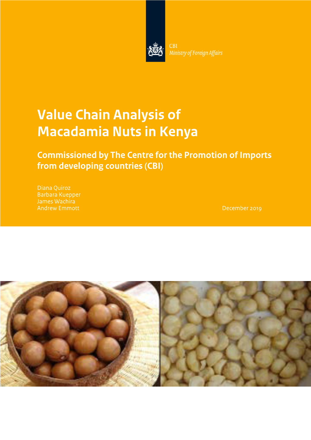 Value Chain Analysis of Macadamia Nuts in Kenya