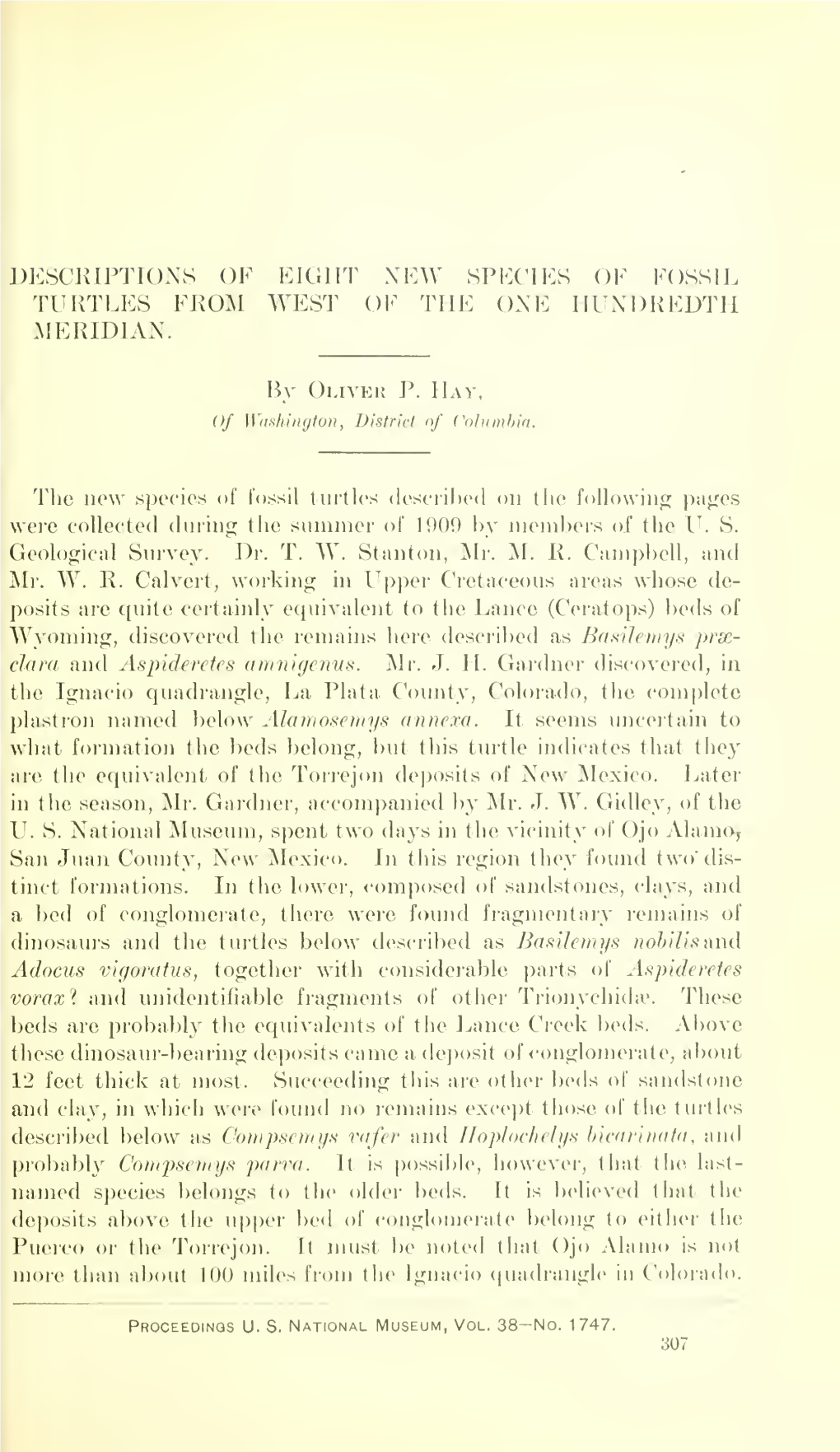 Proceedings of the United States National Museum