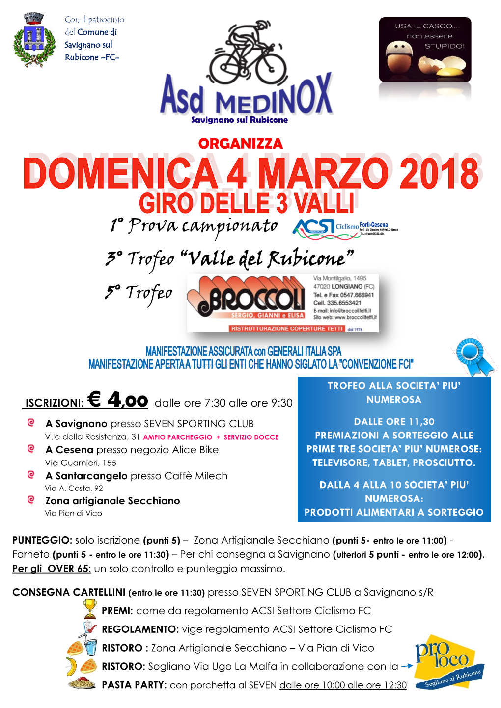 3° Trofeo “Valle Del Rubicone” 5° Trofeo