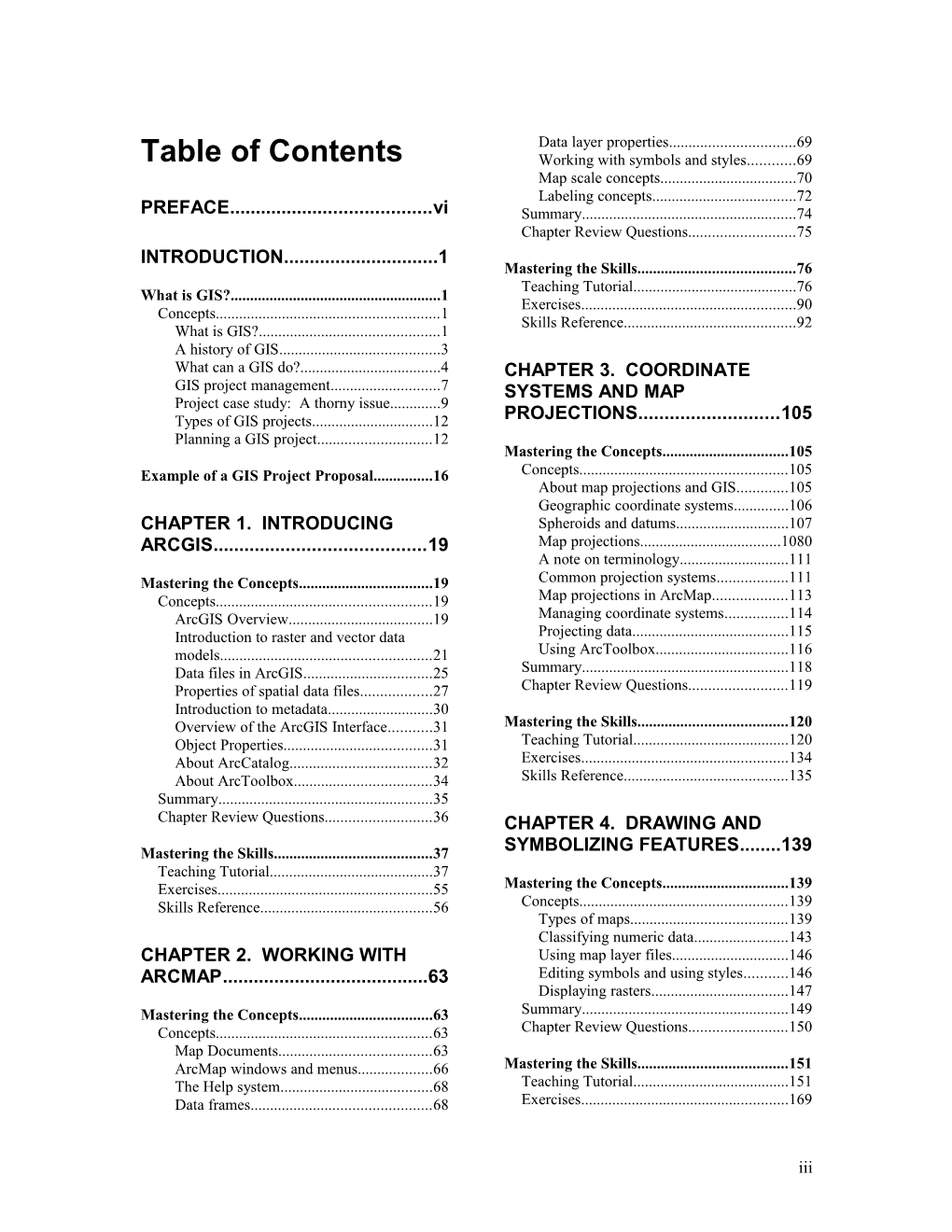 Table of Contents s96