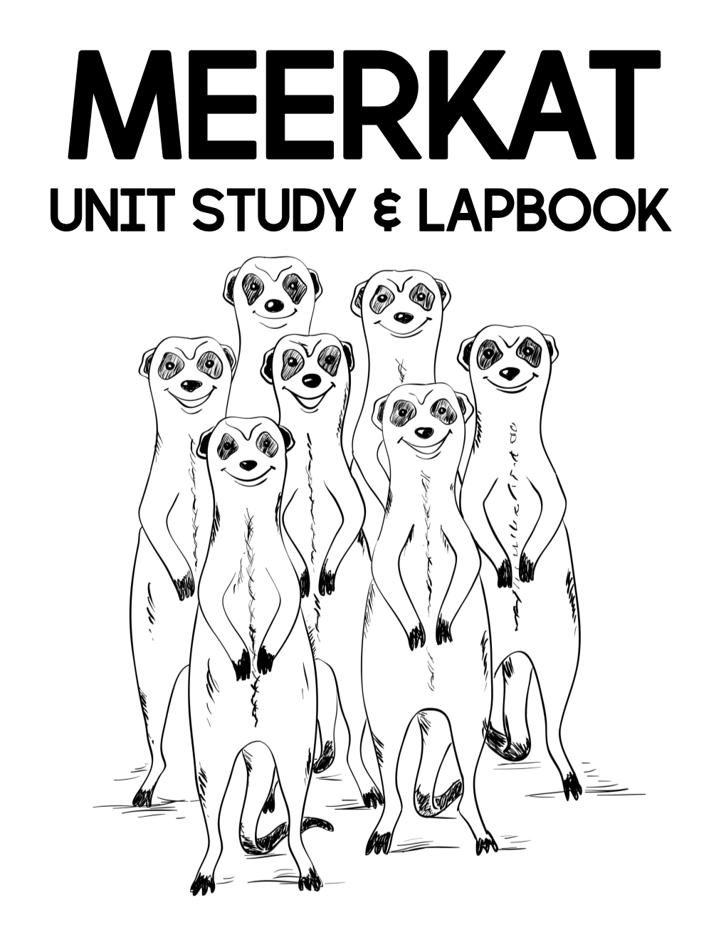 Meerkat Unit Study and Lapbook Lessons