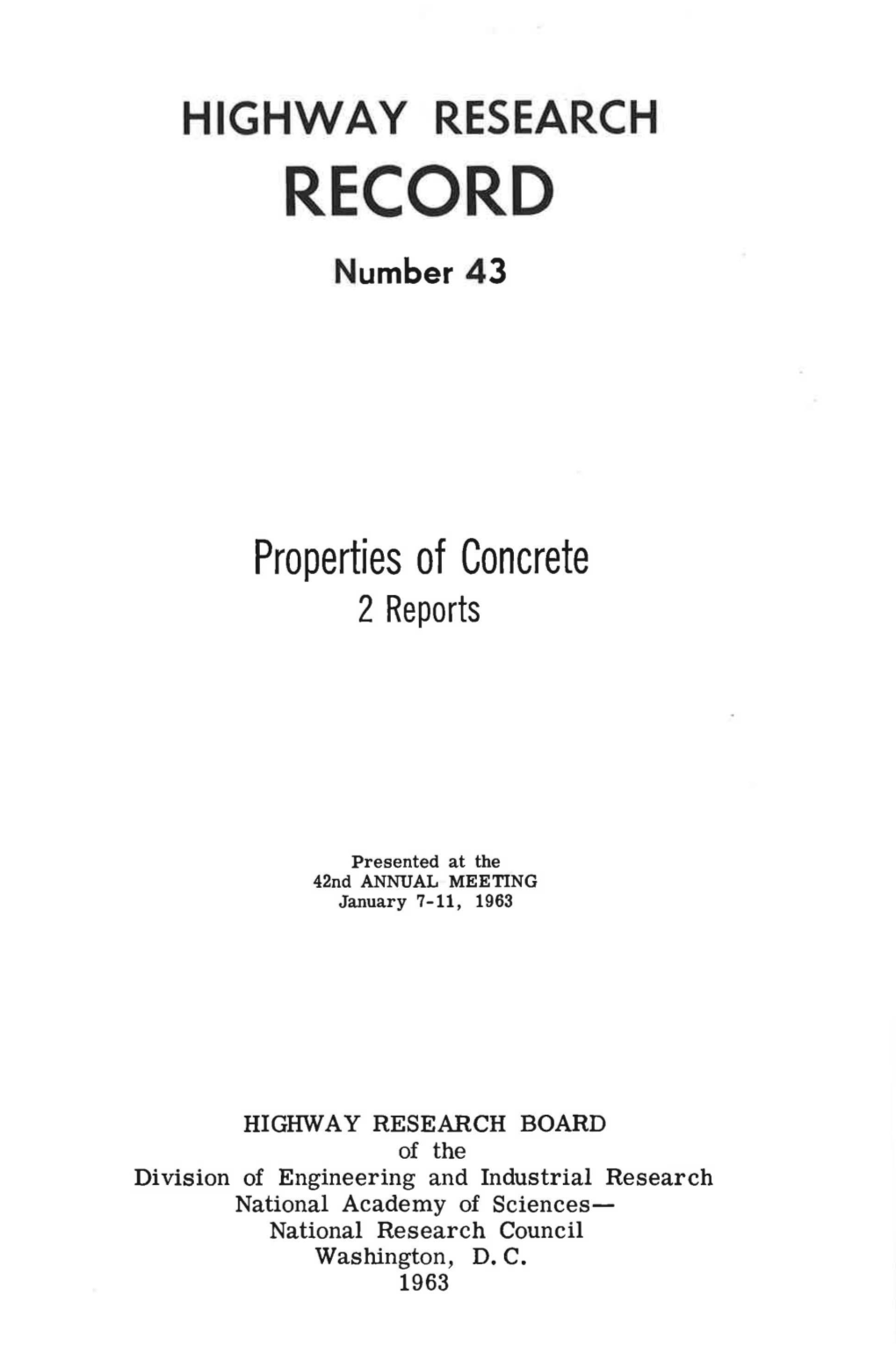 Properties of Concrete 2 Reports