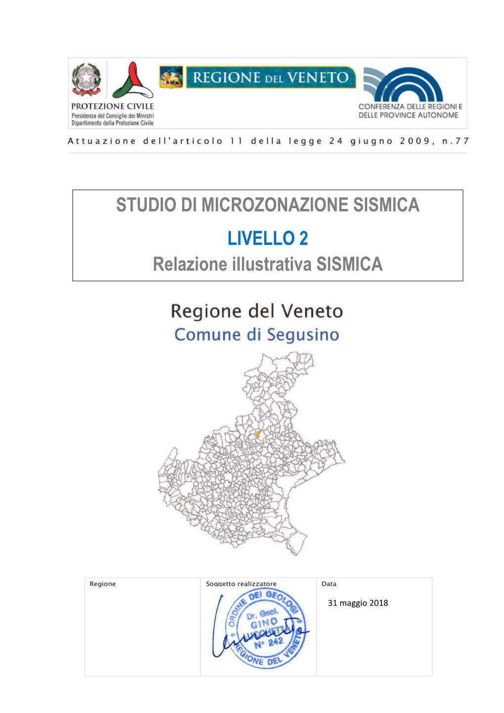 Relazione MS 2 Segusino V6