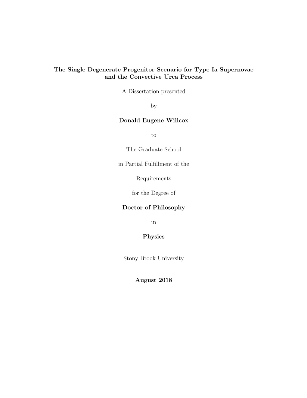 The Single Degenerate Progenitor Scenario for Type Ia Supernovae and the Convective Urca Process