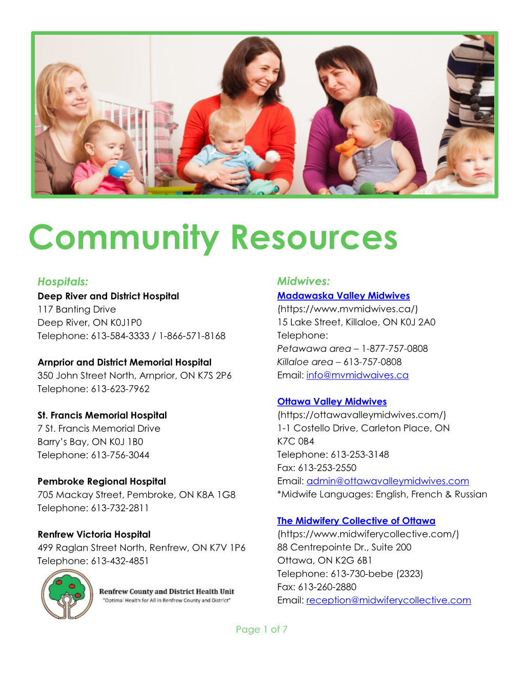 Community Resources