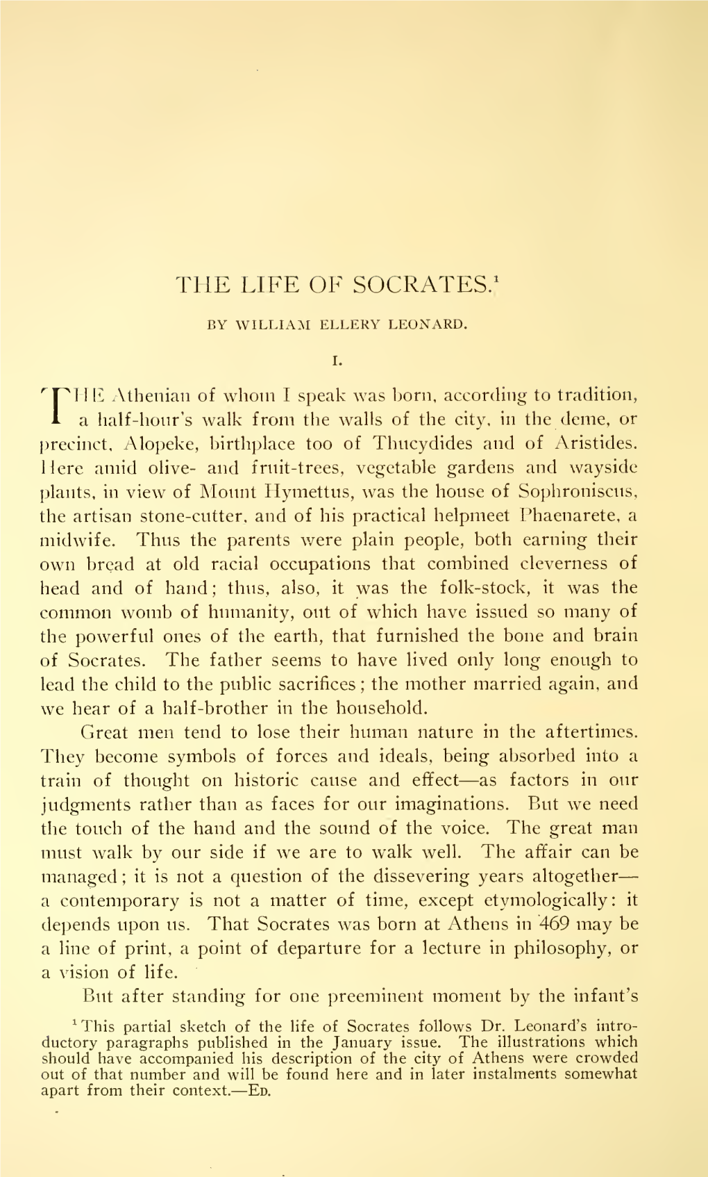 The Life of Socrates