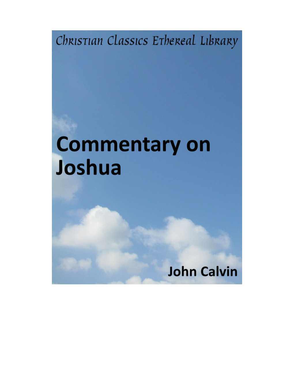 Commentary on Joshua