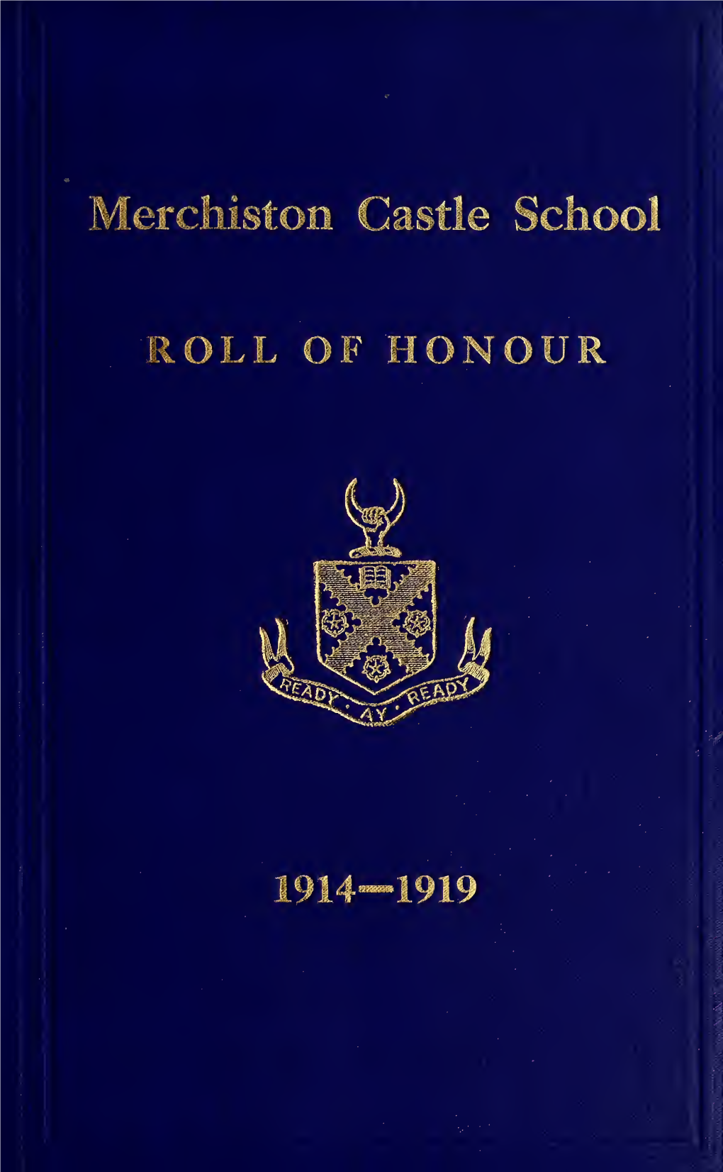 Roll of Honour 1914-1919