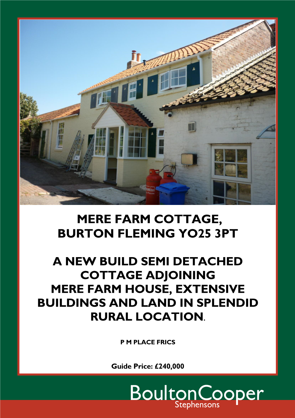 Mere Farm Cottage, Burton Fleming Yo25 3Pt
