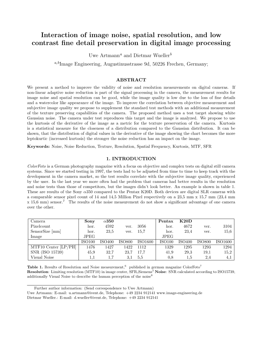 Interaction of Image Noise, Spatial Resolution, and Low Contrast Fine