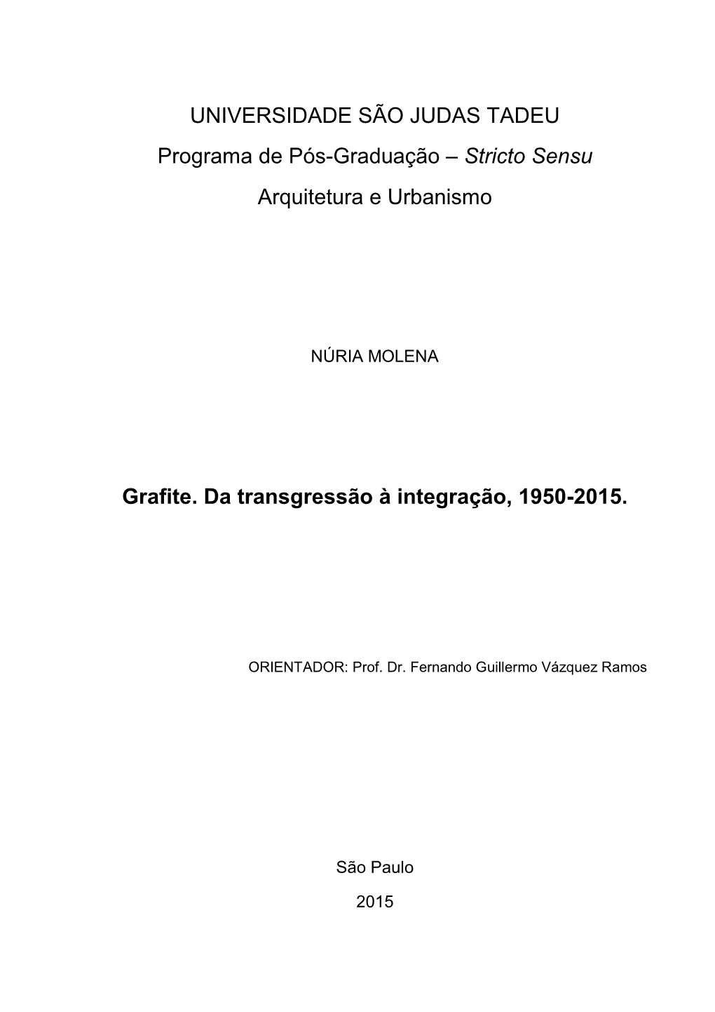 Stricto Sensu Arquitetura E Urbanismo