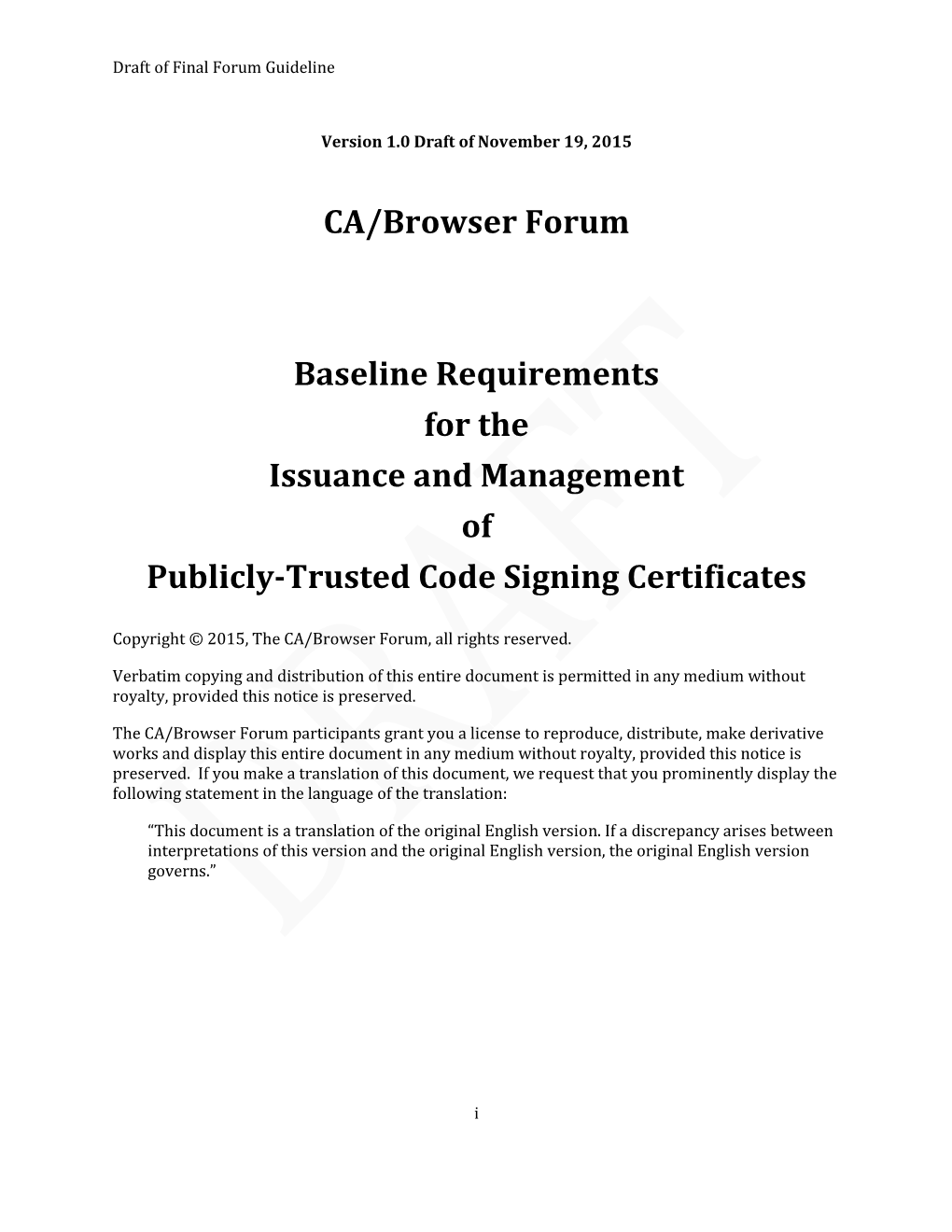 Code Signing Requirements 2015-11-19