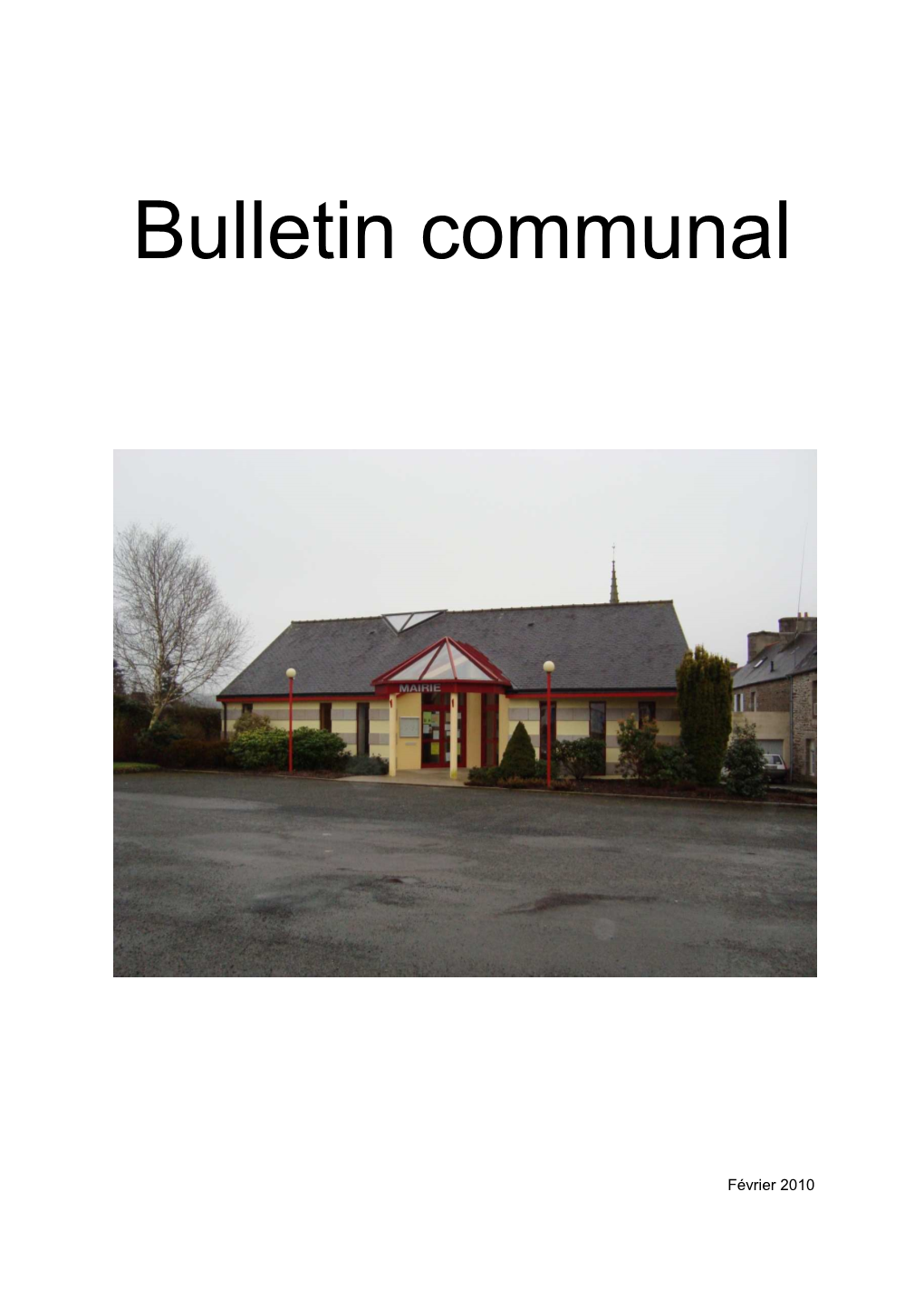 Bulletin Communal