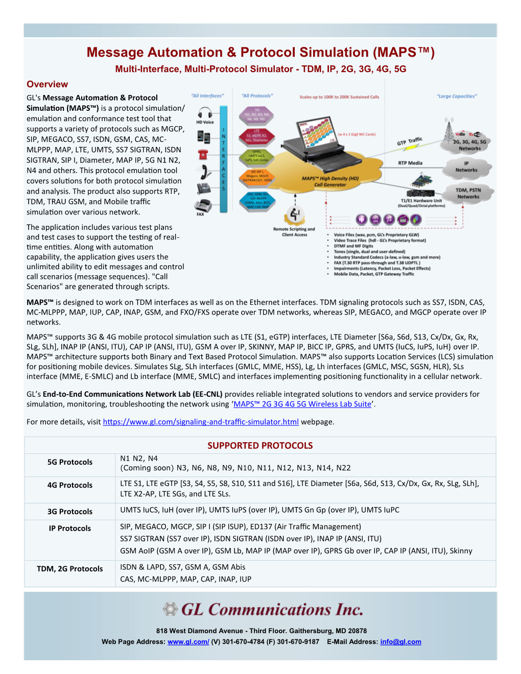 MAPS™ Brochure from Brochures.Html Website, Or Refer to Webpage