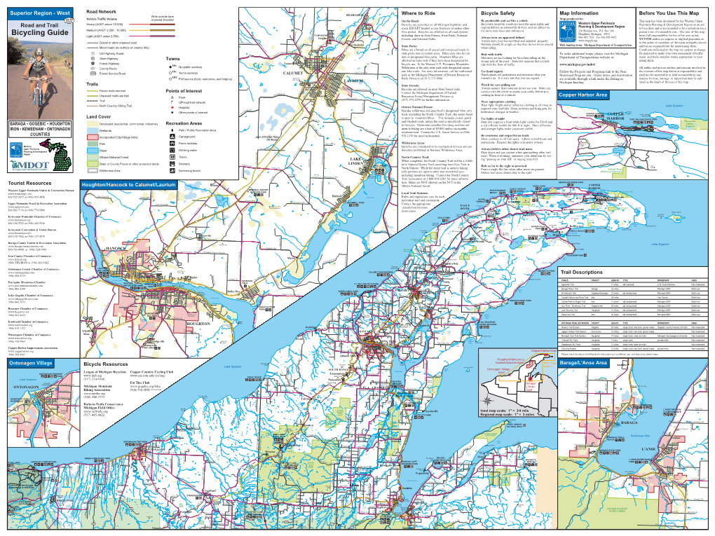 Houghton/Hancock to Calumet/Laurium Baraga/L'anse