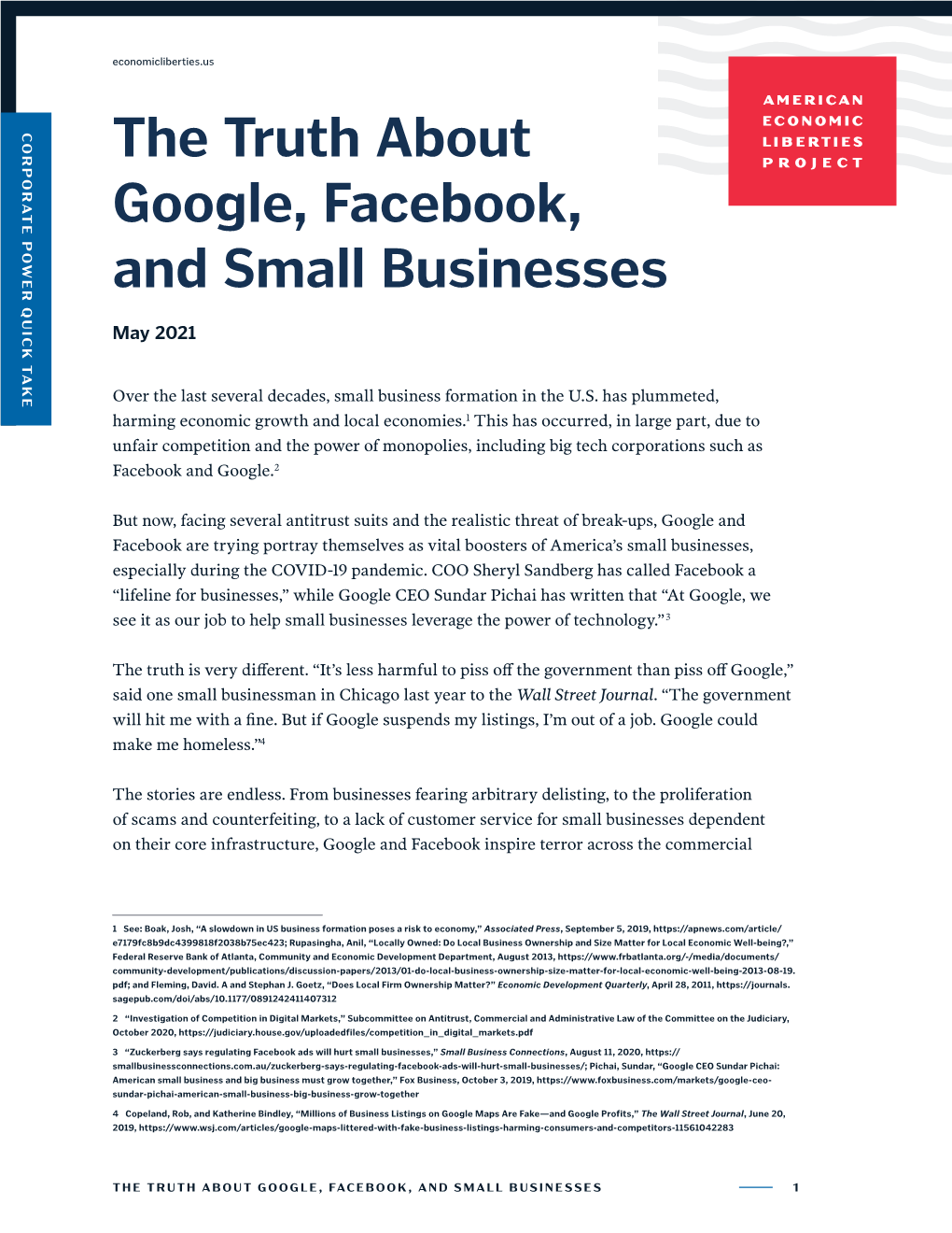 The Truth About Google, Facebook, and Small Businesses