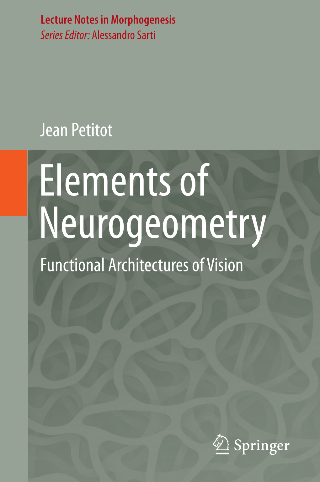 Elements of Neurogeometry Functional Architectures of Vision Lecture Notes in Morphogenesis