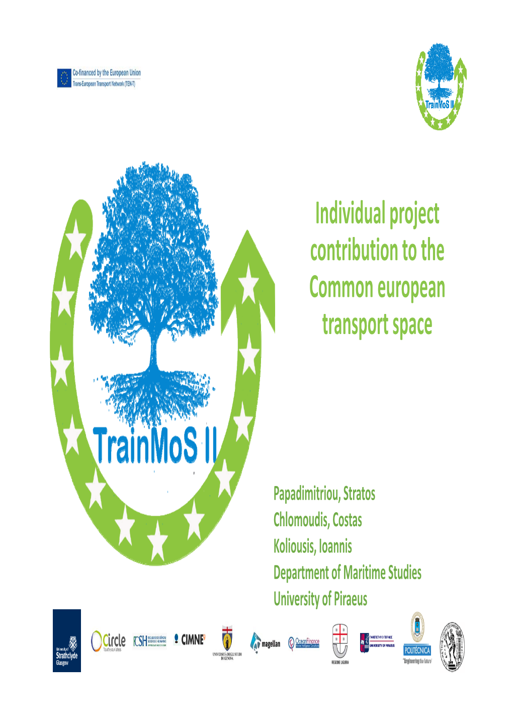 Individual Project Contribution to the Common European Transport Space