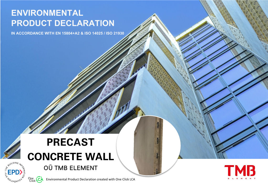 EPD Precast Concrete Wall